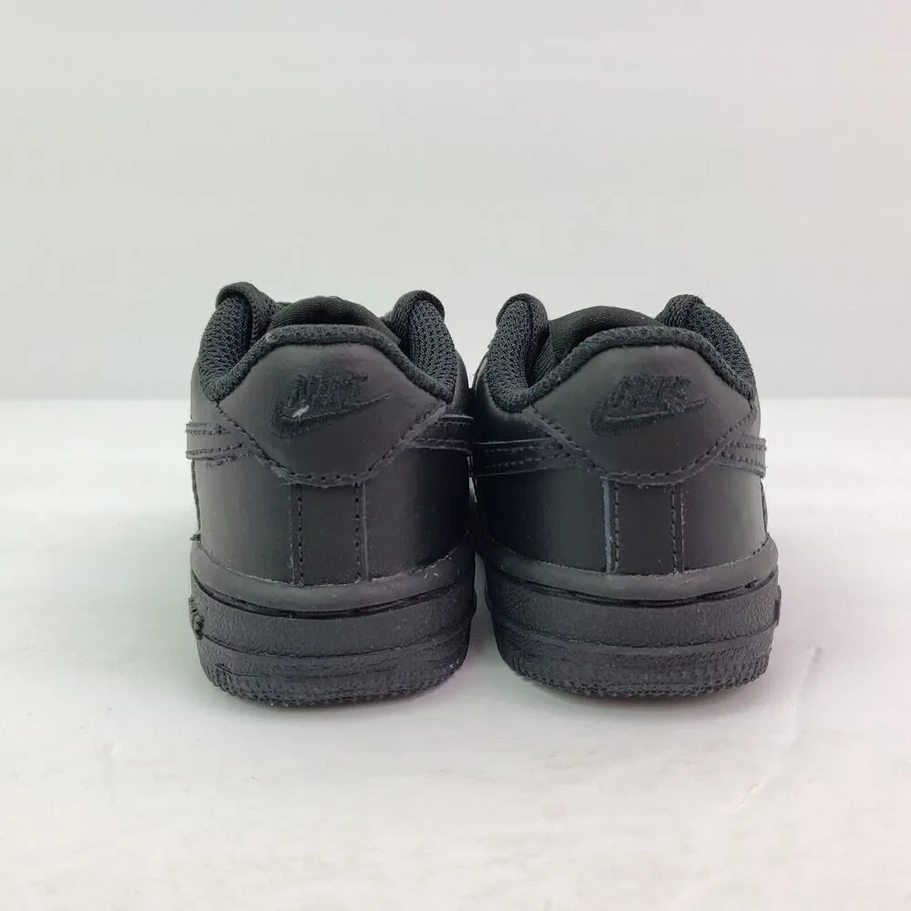 Nike Force 1 LE Baby Toddler Size 4c Triple Black Sneaker Shoes DH2926-001